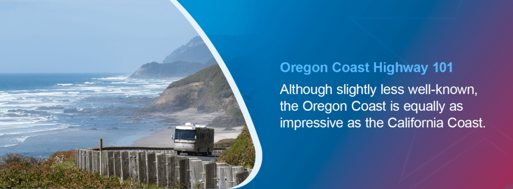 Although slightly less well-known, the Oregon Coast is equally as impressive as the California Coast.