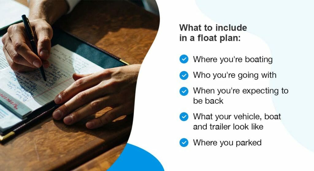 What to include in a float plan