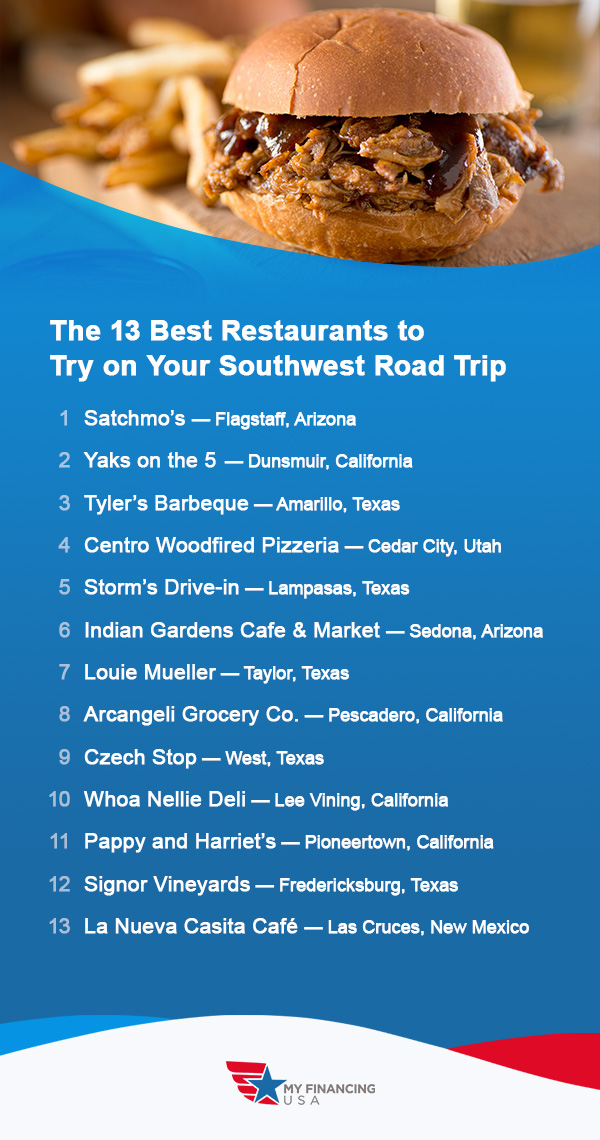 The 13 Best Restaurants to Try on Your Southwest Road Trip