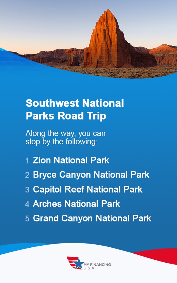 Southwest National Parks Road Trip