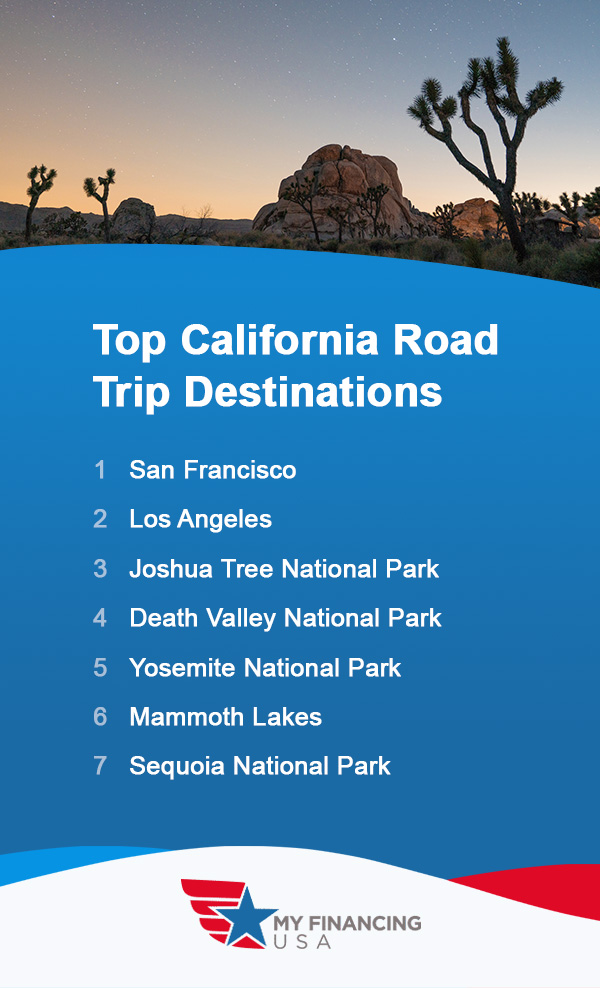 Top California Road Trip Destinations