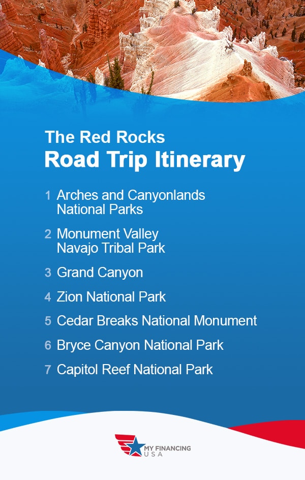 The Red Rocks Road Trip Itinerary