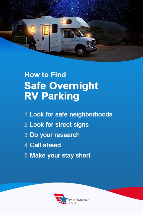 How to Find Safe Overnight RV Parking