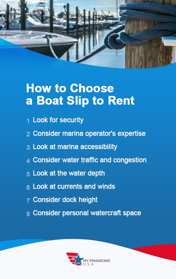 How to Choose a Boat Slip to Rent
